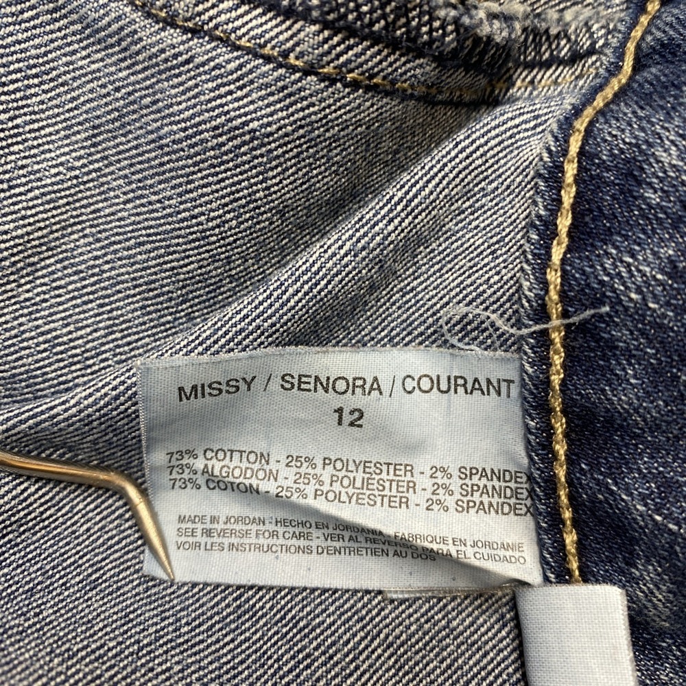 Vintage America Blue Denim Jean Shorts - Picture 9 of 12